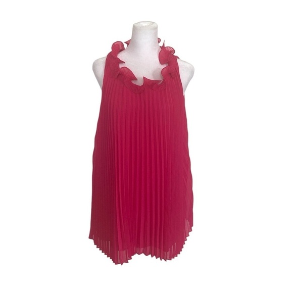 Trina Turk large blouse pink sleeveless - Picture 1 of 10